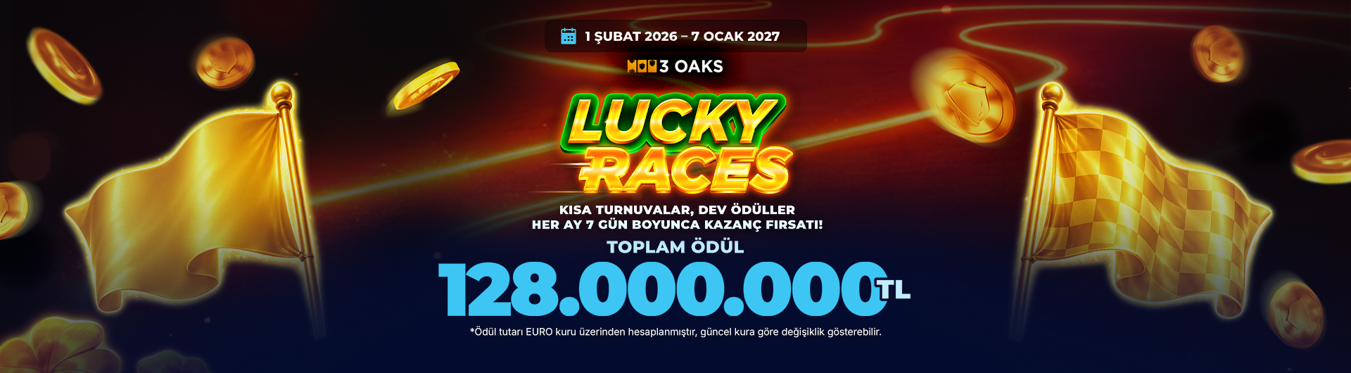 3 Oaks Gaming Lucky Races